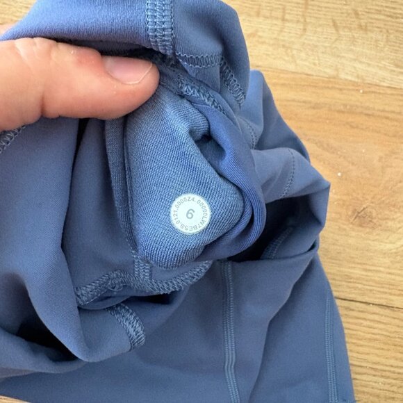 Lululemon Athletic Wunder Train High Rise Short 6” Water Drop Women’s Size 6 - Picture 8 of 9